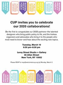 Celebrate CUP's 2020 Collaborations